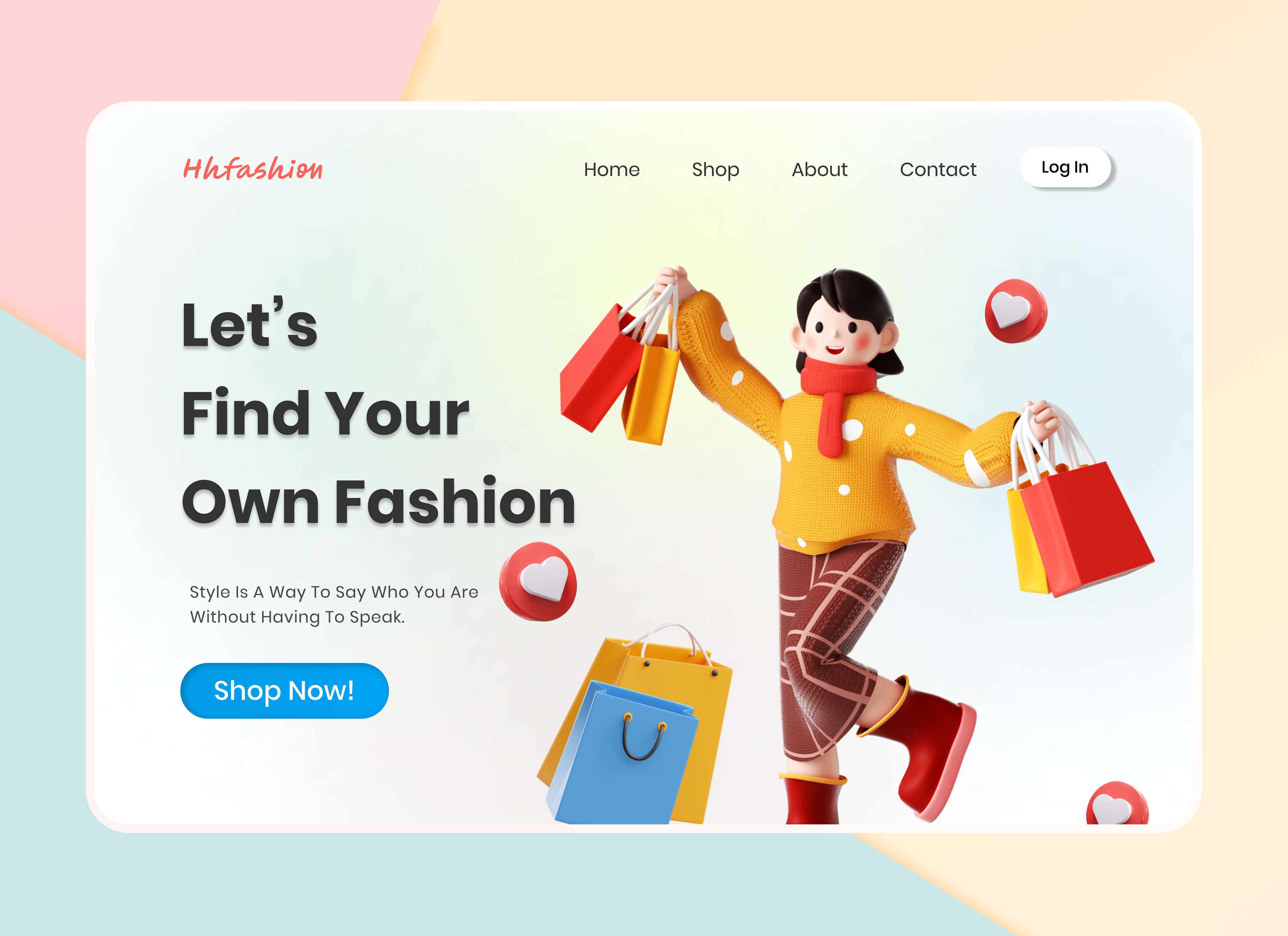 Fashion App Design